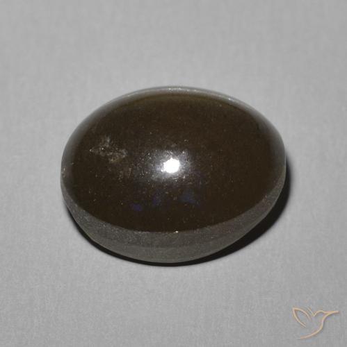 9,17 ctw natürlicher Mittel braun Skapolith Katzenauge, Oval, Lichtdurchlässig