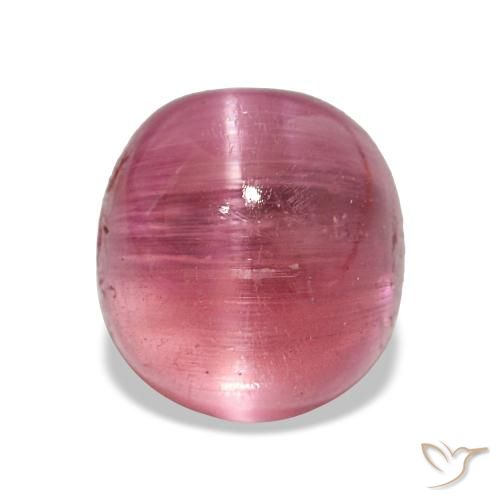3.29ct Pink-Ton Turmalin Katzenauge, Oval, Lichtdurchlässig