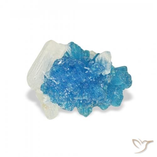 1.80ct Natürlicher Elektrisches Azurblau Cavansit, Fantasie, Lichtundurchlässig