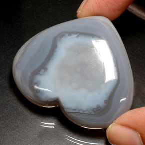 120,50 ctw natürlicher blauer Chalcedon, Transparent, Transparent / Lichtdurchlässig