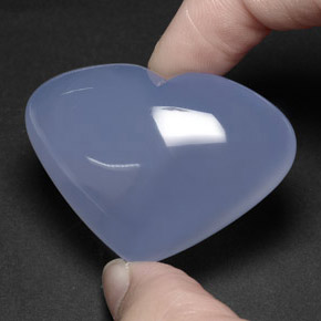 117,45 ctw natürlicher blauer Chalcedon, Transparent, Transparent / Lichtdurchlässig