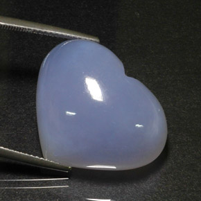 31,47 ctw natürlicher blauer Chalcedon, Transparent, Transparent / Lichtdurchlässig