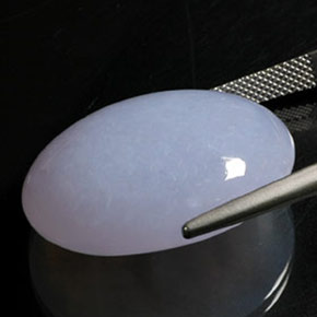 9,17 ctw natürlicher Lavendelblau Chalzedon, Transparent, Transparent / Lichtdurchlässig