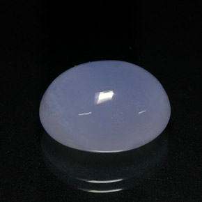 15,37 ctw natürlicher blauer Chalcedon, Oval Schliff, Lichtdurchlässig