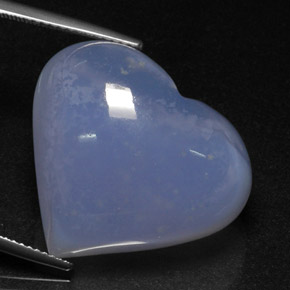 40,12 ctw natürlicher blauer Chalcedon, Transparent, Transparent / Lichtdurchlässig