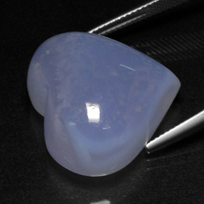 40,12 ctw natürlicher blauer Chalcedon, Transparent, Transparent / Lichtdurchlässig