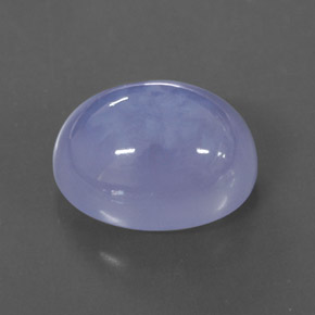 5,65 ctw natürlicher blauer Chalcedon, Transparent, Transparent / Lichtdurchlässig