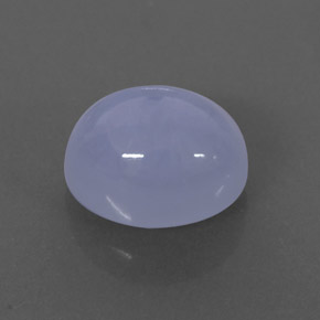 2,70 ctw natürlicher blauer Chalcedon, Transparent, Transparent / Lichtdurchlässig