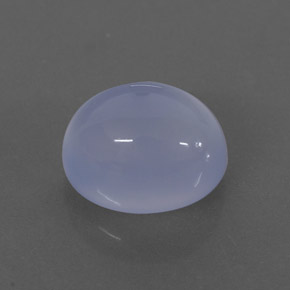 2,70 ctw natürlicher blauer Chalcedon, Transparent, Transparent / Lichtdurchlässig