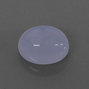 2,42 ctw natürlicher blauer Chalcedon, Transparent, Transparent / Lichtdurchlässig