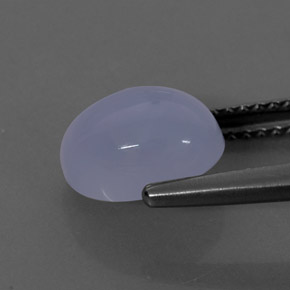 2,42 ctw natürlicher blauer Chalcedon, Transparent, Transparent / Lichtdurchlässig