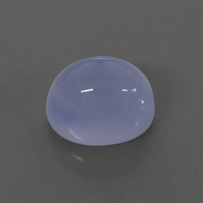 2,72 ctw natürlicher blauer Chalcedon, Transparent, Transparent / Lichtdurchlässig