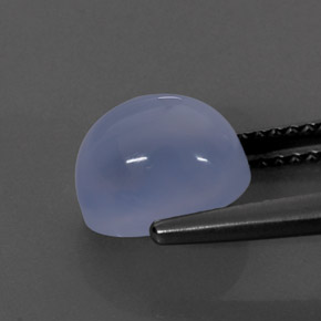 2,72 ctw natürlicher blauer Chalcedon, Transparent, Transparent / Lichtdurchlässig