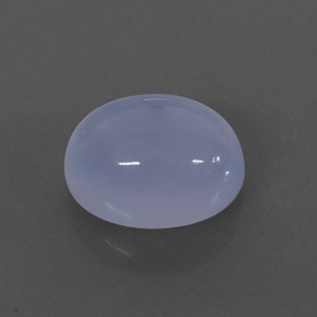 2,38 ctw natürlicher blauer Chalcedon, Transparent, Transparent / Lichtdurchlässig