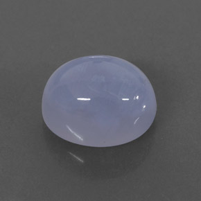 2,78 ctw natürlicher blauer Chalcedon, Transparent, Transparent / Lichtdurchlässig