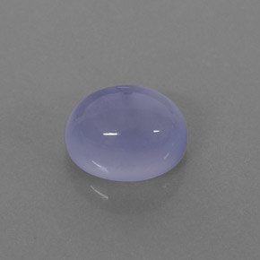 2,55 ctw natürlicher blauer Chalcedon, Transparent, Transparent / Lichtdurchlässig
