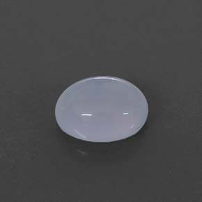 1,97 ctw natürlicher blauer Chalcedon, Transparent, Transparent / Lichtdurchlässig