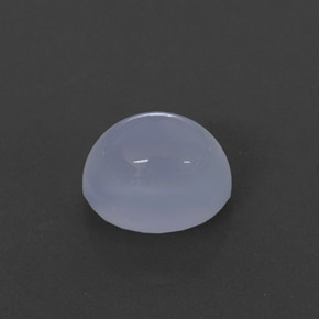 2,84 ctw natürlicher blauer Chalcedon, Transparent, Transparent / Lichtdurchlässig