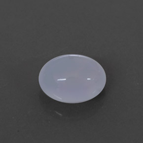 2,28 ctw natürlicher blauer Chalcedon, Transparent, Transparent / Lichtdurchlässig