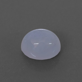 2,82 ctw natürlicher blauer Chalcedon, Transparent, Transparent / Lichtdurchlässig