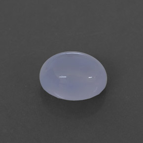 2,33 ctw natürlicher blauer Chalcedon, Transparent, Transparent / Lichtdurchlässig