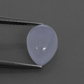 2,47 ctw natürlicher blauer Chalcedon, Transparent, Transparent / Lichtdurchlässig