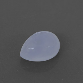 2,47 ctw natürlicher blauer Chalcedon, Transparent, Transparent / Lichtdurchlässig