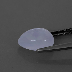 2,47 ctw natürlicher blauer Chalcedon, Transparent, Transparent / Lichtdurchlässig