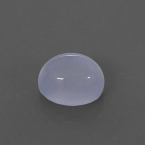 2,50 ctw natürlicher blauer Chalcedon, Transparent, Transparent / Lichtdurchlässig