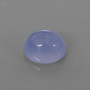 2,74 ctw natürlicher blauer Chalcedon, Transparent, Transparent / Lichtdurchlässig