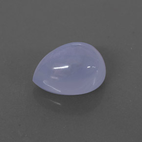 2,84 ctw natürlicher blauer Chalcedon, Transparent, Transparent / Lichtdurchlässig