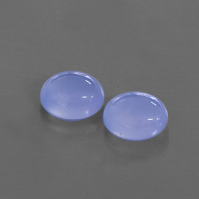  ct natürliche blauer Chalcedon-Edelsteine, Transparent, Transparent / Lichtdurchlässig
