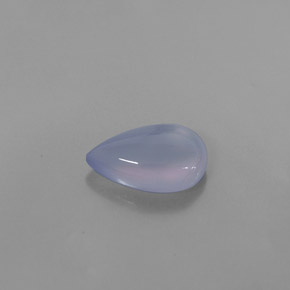 2,49 ctw natürlicher blauer Chalcedon, Transparent, Transparent / Lichtdurchlässig