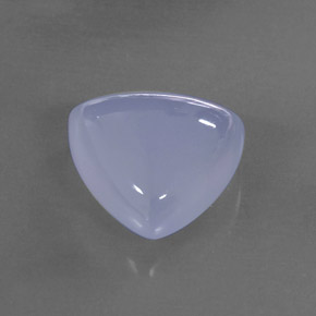 10,59 ctw natürlicher blauer Chalcedon, Transparent, Transparent / Lichtdurchlässig