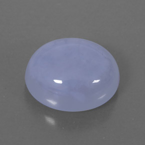 5,52 ctw natürlicher blauer Chalcedon, Transparent, Transparent / Lichtdurchlässig