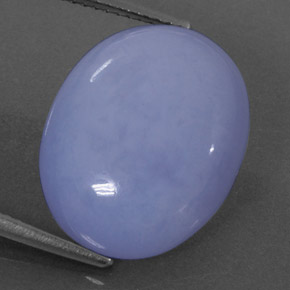 13,90 ctw natürlicher blauer Chalcedon, Transparent, Transparent / Lichtdurchlässig