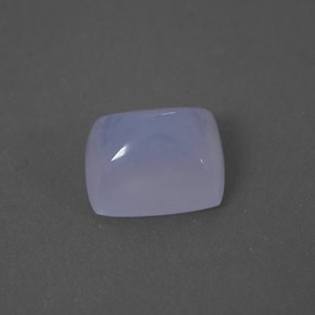 2,13 ctw natürlicher blauer Chalcedon, Transparent, Transparent / Lichtdurchlässig