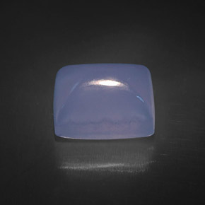 9,63 ctw natürlicher blauer Chalcedon, Transparent, Transparent / Lichtdurchlässig