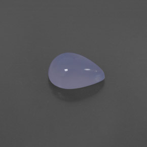 2,35 ctw natürlicher blauer Chalcedon, Transparent, Transparent / Lichtdurchlässig