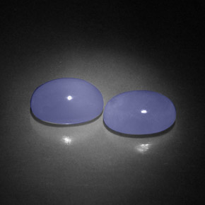  ct natürliche blauer Chalcedon-Edelsteine, Transparent, Transparent / Lichtdurchlässig