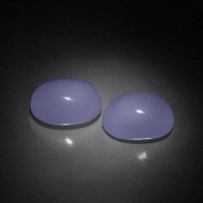  ct natürliche blauer Chalcedon-Edelsteine, Transparent, Transparent / Lichtdurchlässig