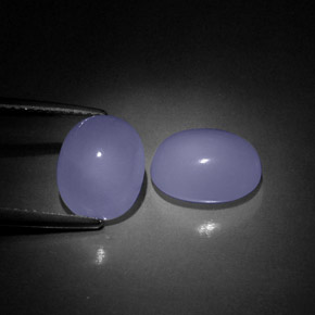  ct natürliche blauer Chalcedon-Edelsteine, Transparent, Transparent / Lichtdurchlässig