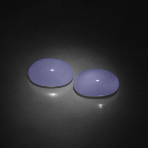  ct natürliche blauer Chalcedon-Edelsteine, Transparent, Transparent / Lichtdurchlässig