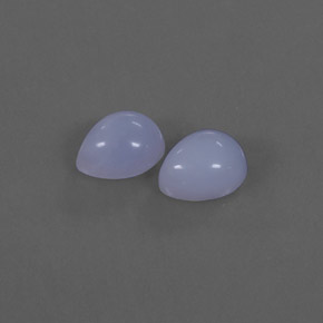  ct natürliche blauer Chalcedon-Edelsteine, Transparent, Transparent / Lichtdurchlässig