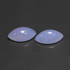  ct natürliche blauer Chalcedon-Edelsteine, Transparent, Transparent / Lichtdurchlässig