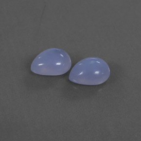  ct natürliche blauer Chalcedon-Edelsteine, Transparent, Transparent / Lichtdurchlässig