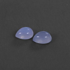  ct natürliche blauer Chalcedon-Edelsteine, Transparent, Transparent / Lichtdurchlässig