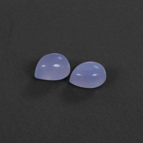  ct natürliche blauer Chalcedon-Edelsteine, Transparent, Transparent / Lichtdurchlässig