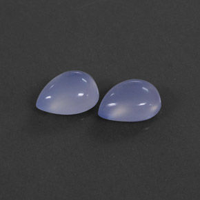  ct natürliche blauer Chalcedon-Edelsteine, Transparent, Transparent / Lichtdurchlässig