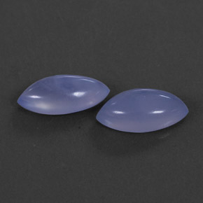  ct natürliche blauer Chalcedon-Edelsteine, Transparent, Transparent / Lichtdurchlässig